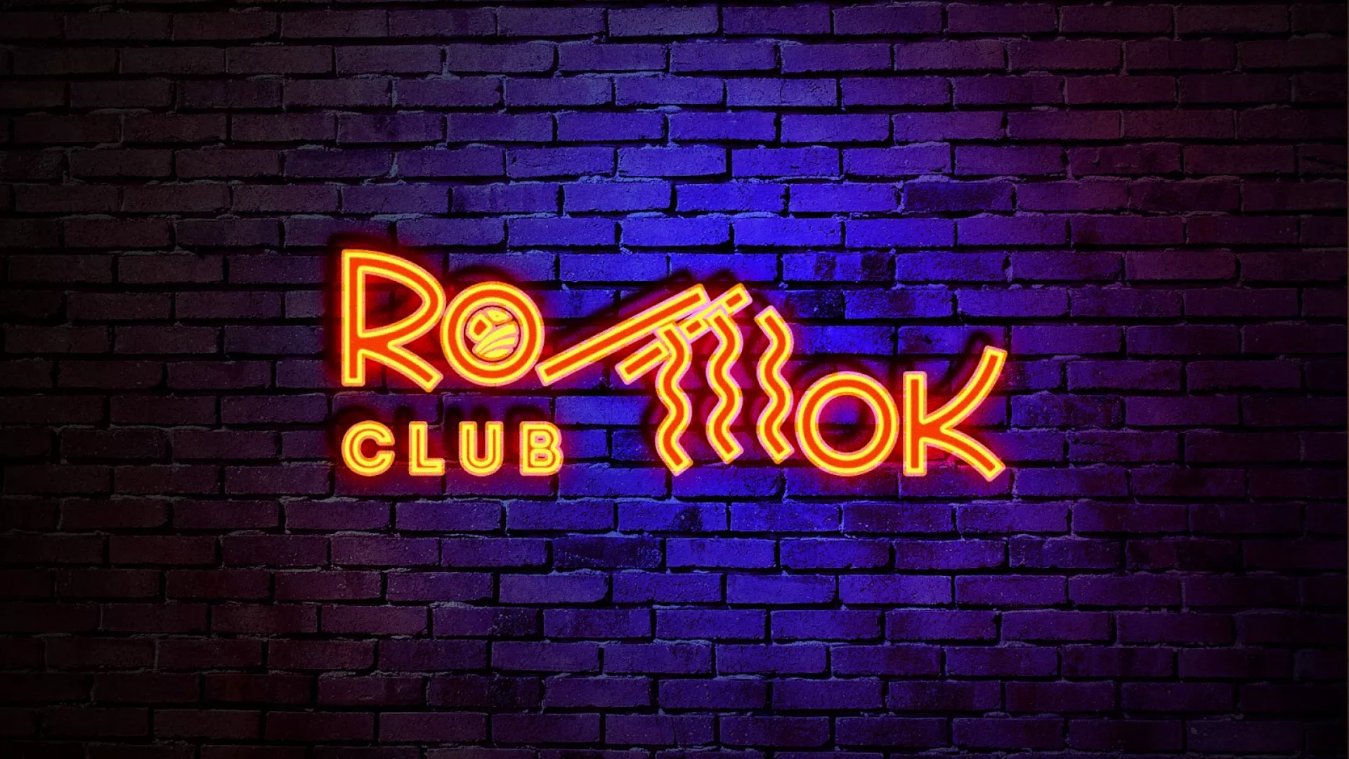 Разработка интерьерной вывески суши-бара «Roll Wok Club» в Воркуте